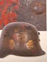 Lock Stahlschutzhelme 1915-1918 German Steel Combat Helmet Casque Militaria RAR