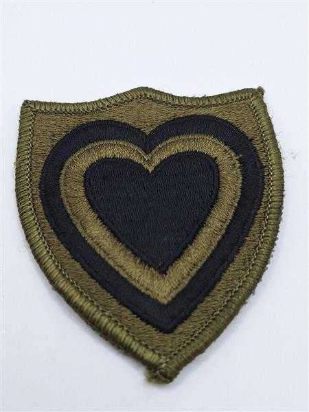 US Patch 24th Corps Unit Militaria Ärmelabzeichen Stoff Aufnäher Uniform Herz