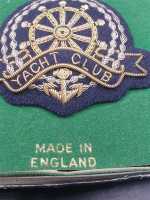 Yacht Club Marine Seefahrt Abzeichen England Navy BC160 Stoff gestickt Hochwerti