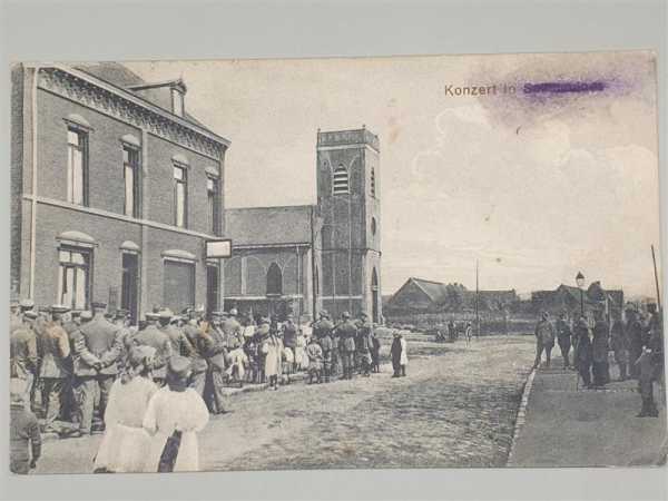 Ak Ansichtskarte Postkarte Feldpost Bayr. 19. Infanterie Reg. Konz. Sallaumines