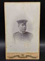 CDV um 1900 Militaria Soldat Uniform Waffenrock Berlin...