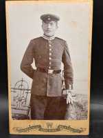 CDV um 1900 Militaria Soldat Uniform Waffenrock Berlin...