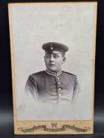 CDV um 1900 Militaria Soldat Uniform Waffenrock Berlin...