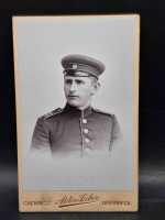 CDV um 1900 Militaria Soldat Uniform Waffenrock Chemnitz...