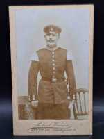 CDV um 1900 Militaria Soldat Uniform Waffenrock Berlin...