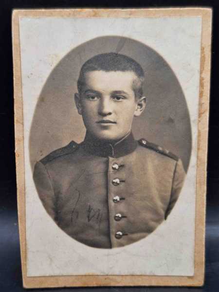 CDV um 1900 Militaria Soldat Uniform Waffenrock