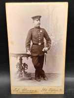 CDV um 1900 Militaria Soldat Uniform Waffenrock Dt. Eylau...