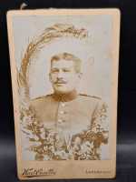 CDV um 1900 Militaria Soldat Uniform Waffenrock Landau Pfalz 9. Regiment