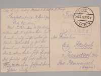 Ak Ansichtskarte Postkarte Feldpost S.B. 5.b.L- Infanterie Regiment 7. Kompanie