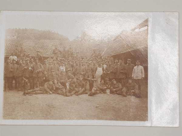 Ak Ansichtskarte Postkarte Feldpost Soldaten 39. Reserve Division 1916 Bayern