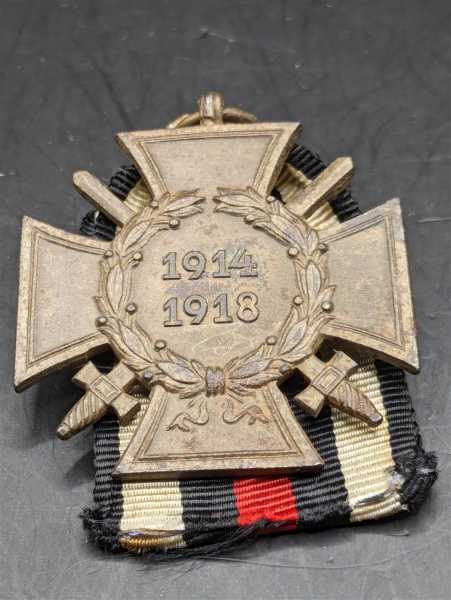 Orden Frontkämpfer Ehrenkreuz 1914-1918 am Band Militaria Hersteller RAR OUCL