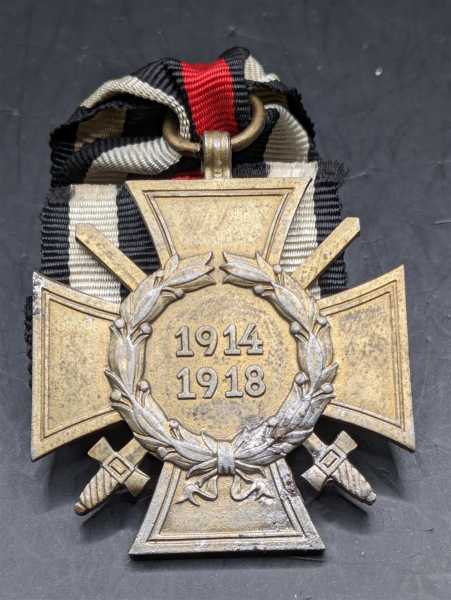 Orden Frontkämpfer Ehrenkreuz 1914-1918 am Band Militaria Hersteller W.R.