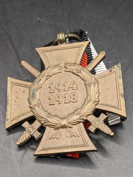 Orden Frontkämpfer Ehrenkreuz 1914-1918 am Band Militaria Hersteller G15