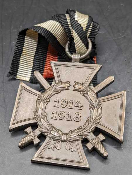 Orden Frontkämpfer Ehrenkreuz 1914-1918 am Band Militaria Hersteller R.V. 4