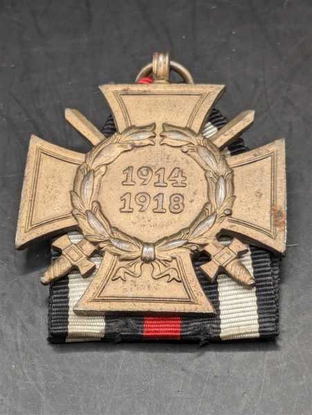 Orden Frontkämpfer Ehrenkreuz 1914-1918 am Band Militaria Hersteller PSL Selten