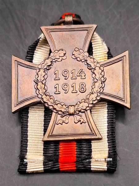 Orden Kriegsteilnehmerkreuz 1914-1918 am Band Militaria Hersteller P.M.