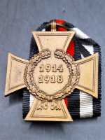 Orden Kriegsteilnehmerkreuz 1914-1918 am Band Militaria Hersteller GWL RAR