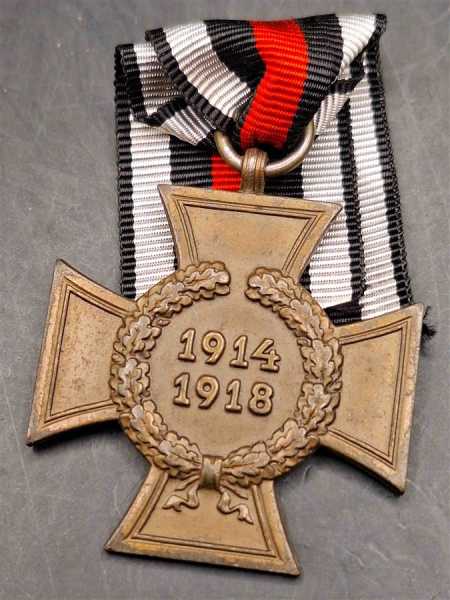 Orden Kriegsteilnehmerkreuz 1914-1918 am Band Militaria Hersteller CW