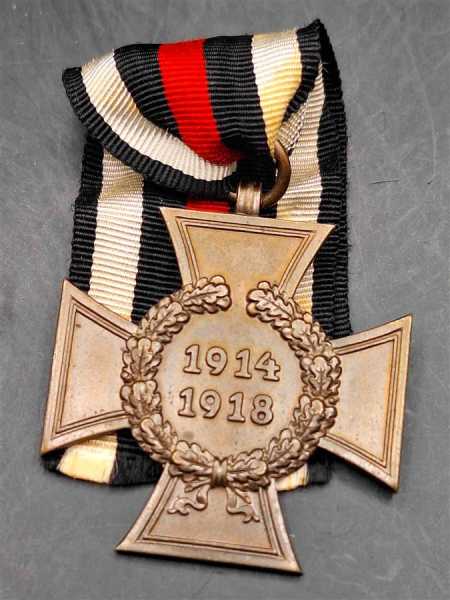 Orden Kriegsteilnehmerkreuz 1914-1918 am Band Militaria Hersteller R.V. 84