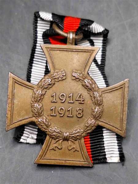 Orden Kriegsteilnehmerkreuz 1914-1918 am Band Militaria Hersteller OULC RAR