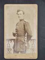 CDV um 1900 Militaria Soldat Uniform Waffenrock Coblenz Regiment Offizier