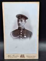 CDV um 1900 Militaria Soldat Uniform Waffenrock...