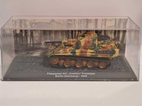 Flakpanzer 341 Coelian Prototype Berlin Germany 1945 Panzer Tank Modellbau 1:72