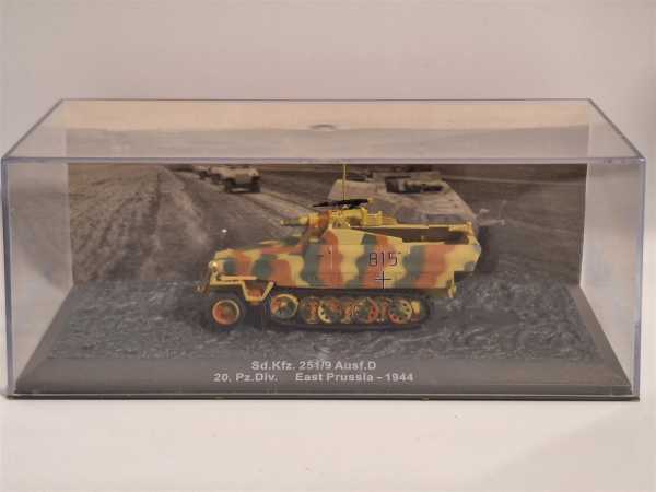 Sd.Kfz 251/9 Ausf.D 20. Pz.Div East Prussia 1944 Modellbau 1:72 Kettenfahrzeug