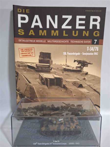 T-34/76 Russland 130. Panzerbrigade Sowjetunion 1942 2. Weltkrieg Modellbau 1:72