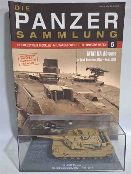 M1A1 HA Abrams 1st Tank Battalion USA Irak 2003 Panzer Tank Modellbau 1:72