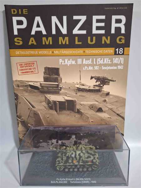 Pz.Kpfw. III Ausf. L Sd.Kfz. 141/1 s.Pz.Abt. 502 Sowjetunion 1942 Modellbau 1:72