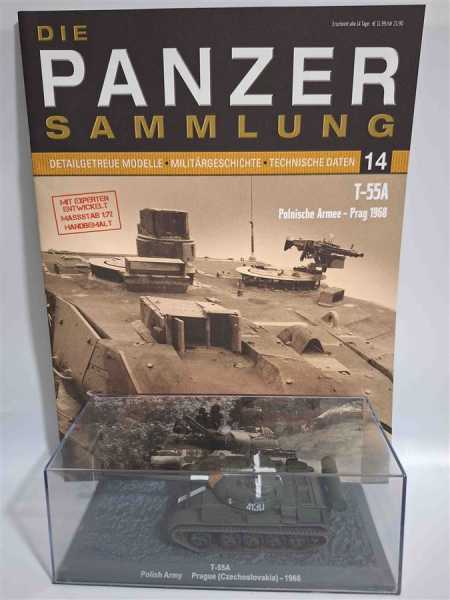 T-55A Tank Panzer Polnische Armee Prag 1968 Modellbau 1:72