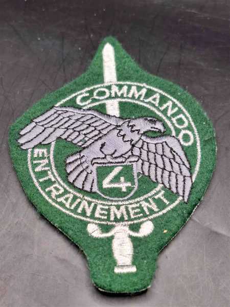 Frankreich France Commando Entrainement 4 Patch Ärmelabzeichen Regiment