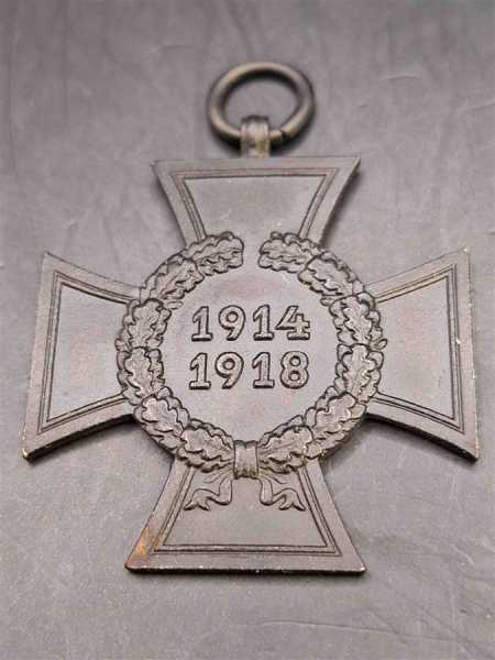 Orden Hinterbliebenenkreuz 1914-1918 Militaria Hersteller P. & C. L. RAR