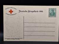 Ak Ansichtskarte Postkarte Deutsche Kriegskarte 1914 Kaiser Wilhelm Rot Kreuz