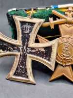 3er Ordensspange Bayern Eiserne Kreuz 1914 Ostmedaille Merenti Militärverdienstkreuz 1866