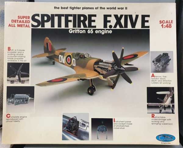 Casadio Spitfire F.XIV E Griffon 65 Engine 1:48 Metall Modellbausatz TOP DETAILE