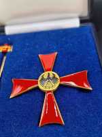 BRD Bundesverdienstkreuz BVK Nadel 1. Klasse Verdienstorden Orden Schwarze Etui