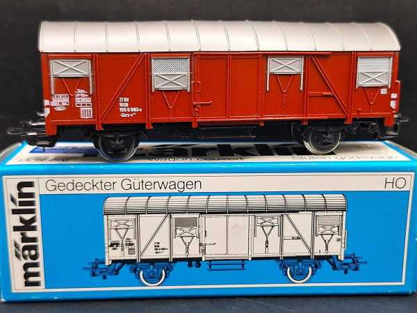 Märklin Eisenbahn Modellbau H0 4627 Gedeckter Güterwagen OVP