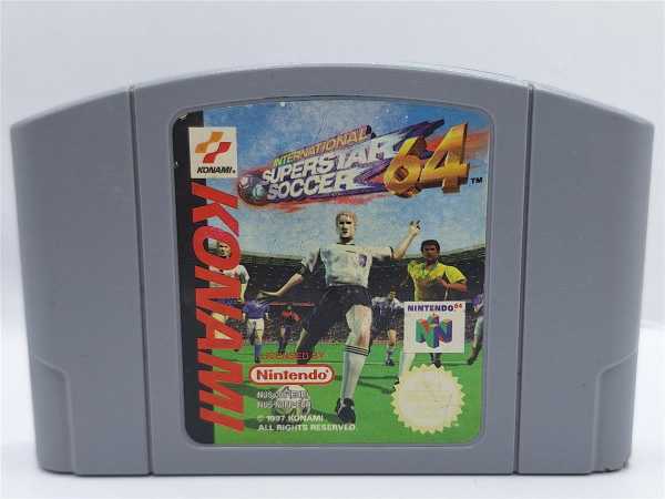 International Superstar Soccer 64 Fussballspiel Nintendo N64 Modul Spiel Game