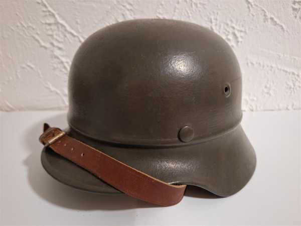 Stahlhelm Casque Steelhelmet Wehrmacht Kradmelder 2x Alte Embleme Militaria