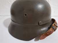 Stahlhelm Casque Steelhelmet Wehrmacht Kradmelder 2x Alte Embleme Militaria