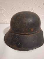 Stahlhelm Casque Steelhelmet LS Luftschutz Gladiator Helm Glocke Militaria