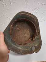 Stahlhelm Casque Steelhelmet Alter Feuerwehrhelm Firefighter Feuerwehr