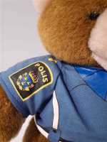 Stoffbär Polizei Polis Schweden 3 Kronen Uniform ca....