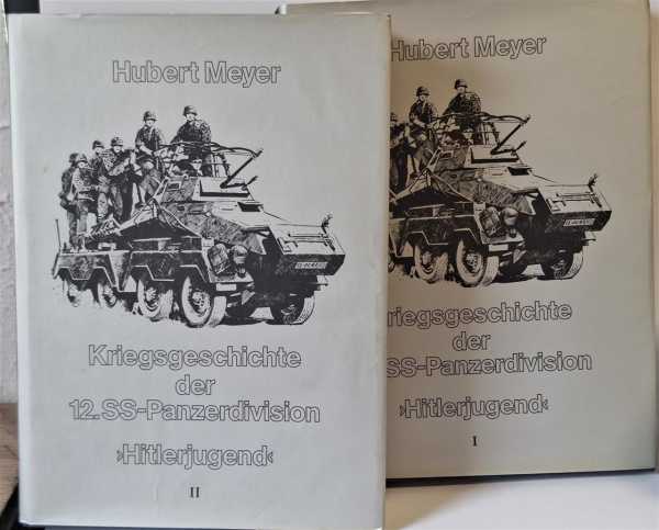 Meyer Kriegsgeschichte der 12. Panzerdivision Hitlerjugend 2 Bände 1. Auflage