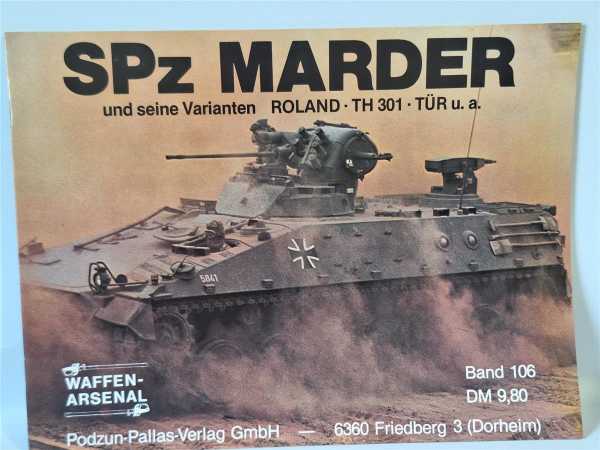 Waffen Arsenal 106 Spz Marder und seine Varianten Roland TH 301 Bildband RAR