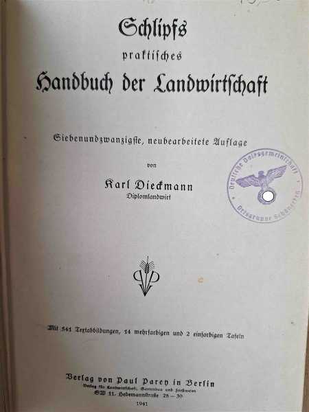 Schlipfs Praktisches Handbuch der Landwirtschaft Ortsgruppe Schönerlen