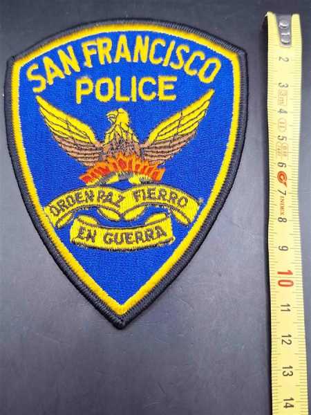 San Francisco En Guerra Fierro Polizei Police US Patch Ärmelabzeichen USA