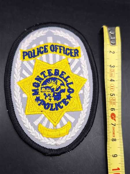 Montebello Police Officer Polizei Police US Patch Ärmelabzeichen USA